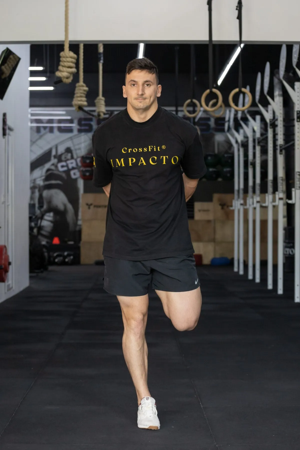 O head coach da Impacto Fitness no box
